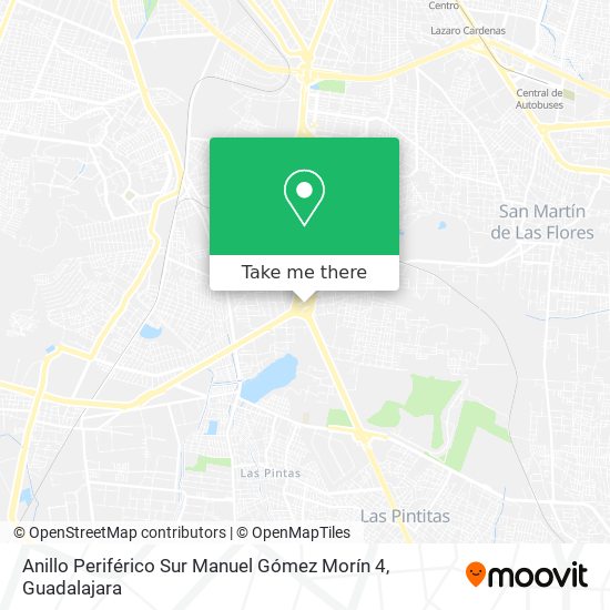 Mapa de Anillo Periférico Sur Manuel Gómez Morín 4