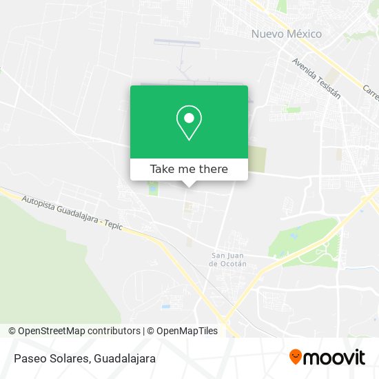 Paseo Solares map