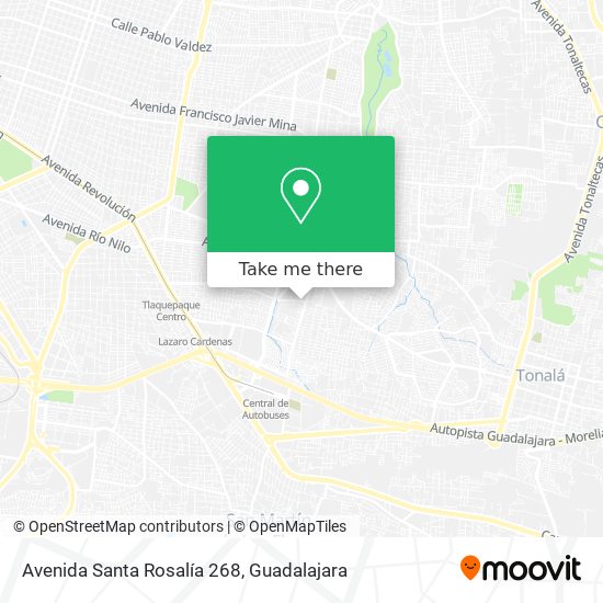 Mapa de Avenida Santa Rosalía 268