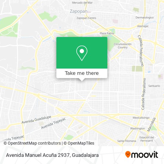 Mapa de Avenida Manuel Acuña 2937