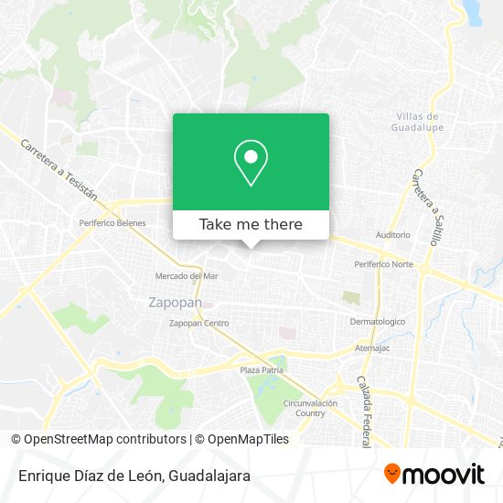 Mapa de Enrique Díaz de León