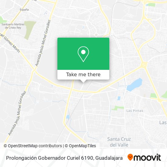 Prolongación Gobernador Curiel 6190 map