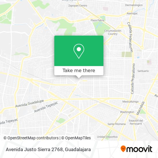 Avenida Justo Sierra 2768 map