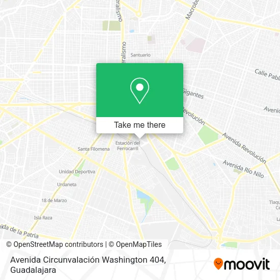 Mapa de Avenida Circunvalación Washington 404