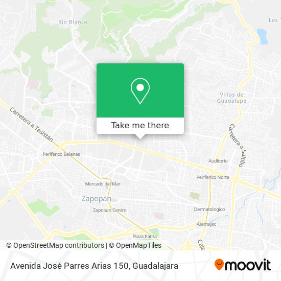Mapa de Avenida José Parres Arias 150