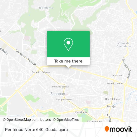 Periférico Norte 640 map