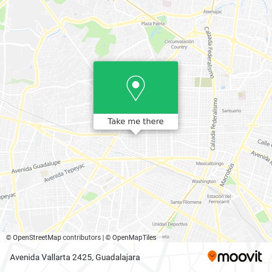 Mapa de Avenida Vallarta 2425