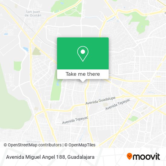 Avenida Miguel Angel 188 map