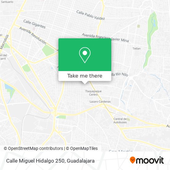 Calle Miguel Hidalgo 250 map
