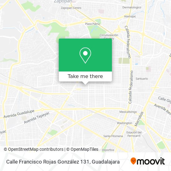 Calle Francisco Rojas González 131 map
