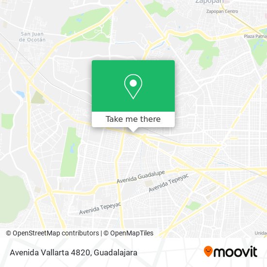 Avenida Vallarta 4820 map