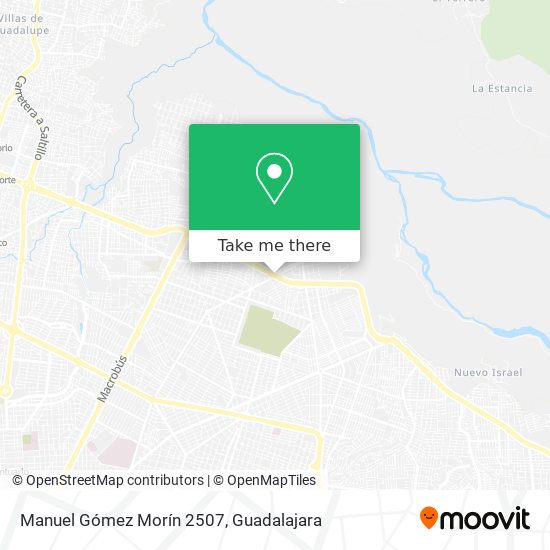 Manuel Gómez Morín 2507 map