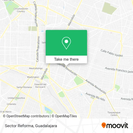 Sector Reforma map