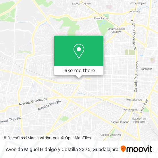 Avenida Miguel Hidalgo y Costilla 2375 map