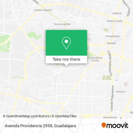 Mapa de Avenida Providencia 2958