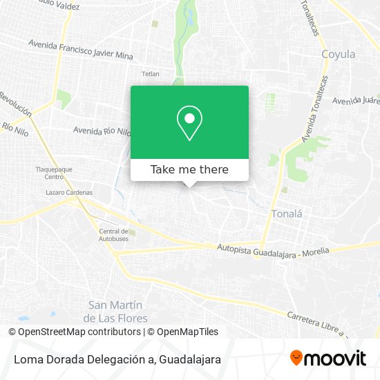 Loma Dorada Delegación a map