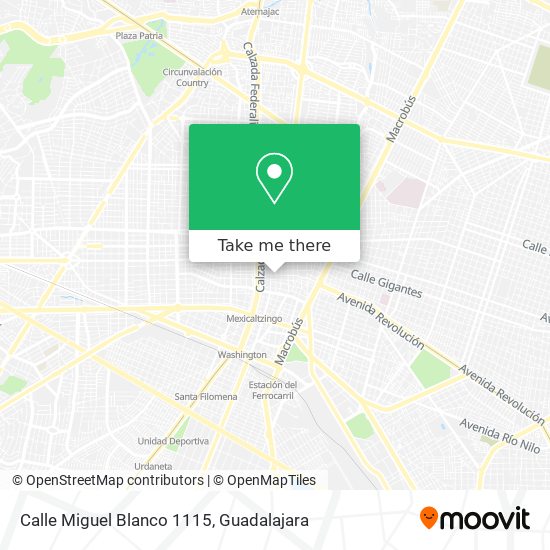 Calle Miguel Blanco 1115 map