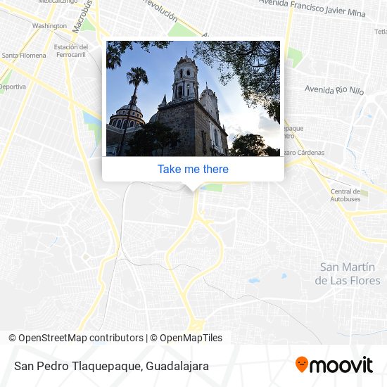 Mapa de San Pedro Tlaquepaque