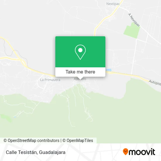 Calle Tesistán map