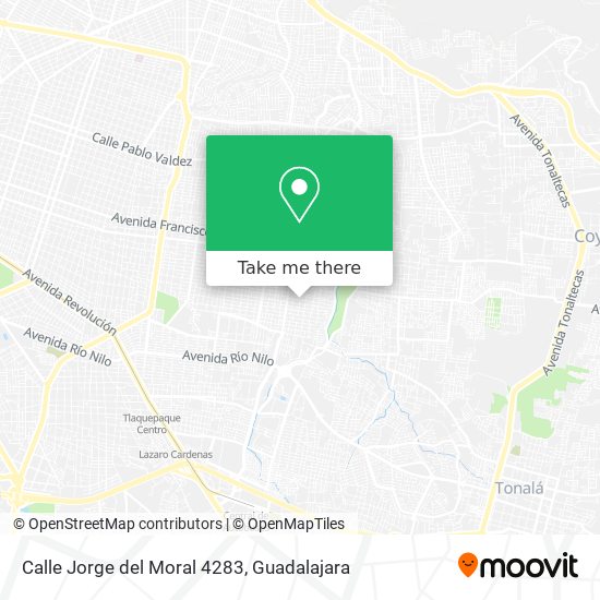 Calle Jorge del Moral 4283 map