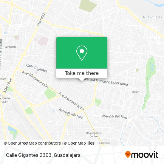 Calle Gigantes 2303 map