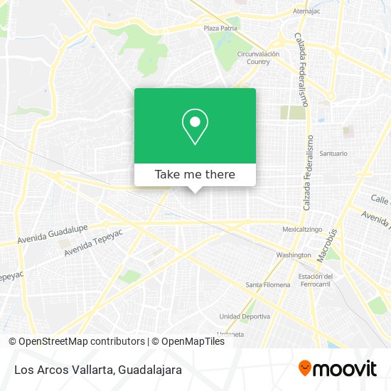 Los Arcos Vallarta map