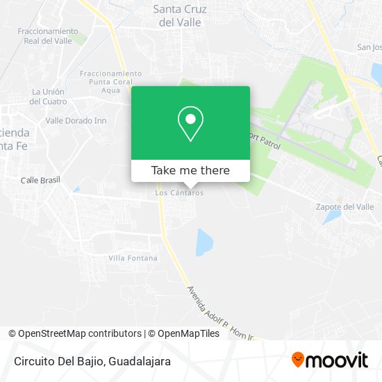 Mapa de Circuito Del Bajio