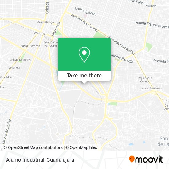 Alamo Industrial map