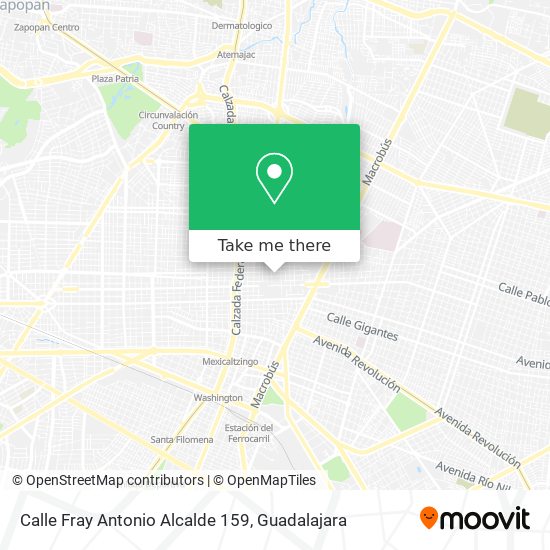 Calle Fray Antonio Alcalde 159 map