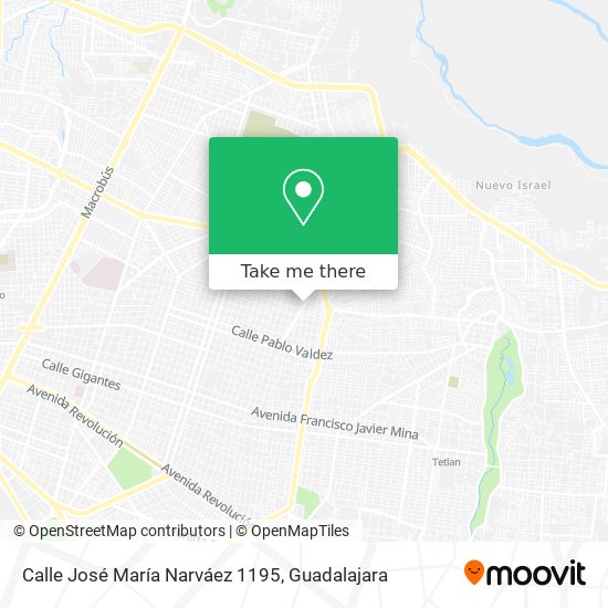 Calle José María Narváez 1195 map