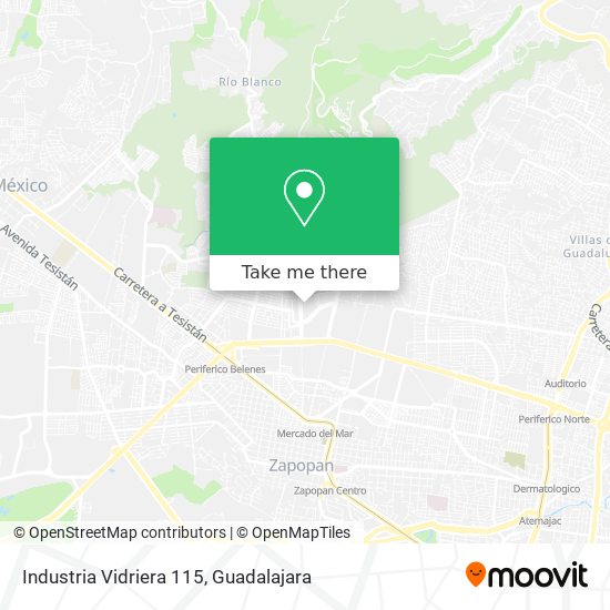 Industria Vidriera 115 map