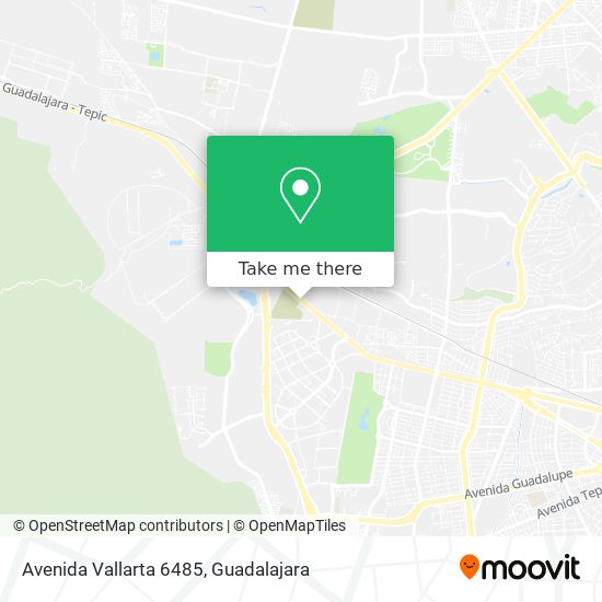 How to get to Avenida Vallarta 6485 in Zapopan by Bus or Train?