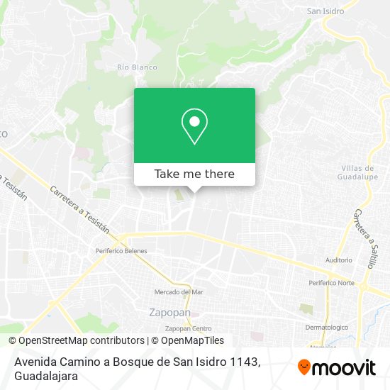 Avenida Camino a Bosque de San Isidro 1143 map