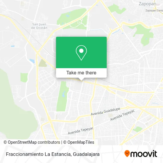 Fraccionamiento La Estancia map