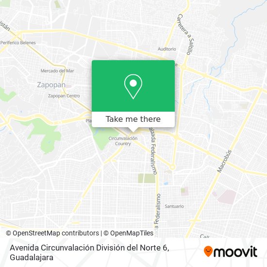 Avenida Circunvalación División del Norte 6 map