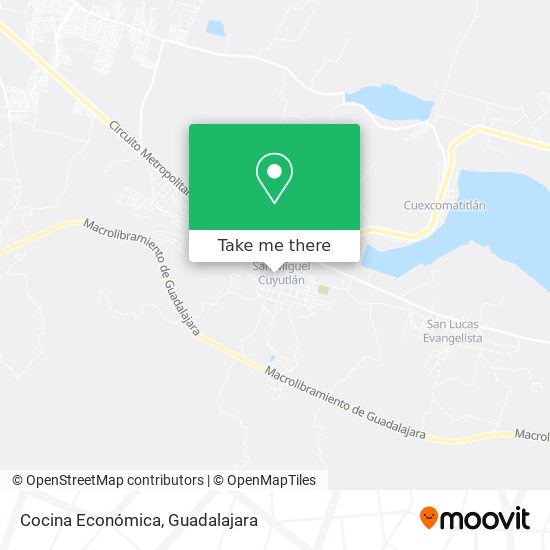 Cocina Económica map