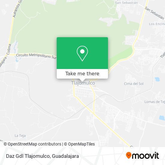 Daz Gdl Tlajomulco map
