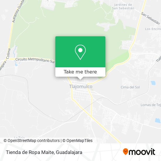 Tienda de Ropa Maite map