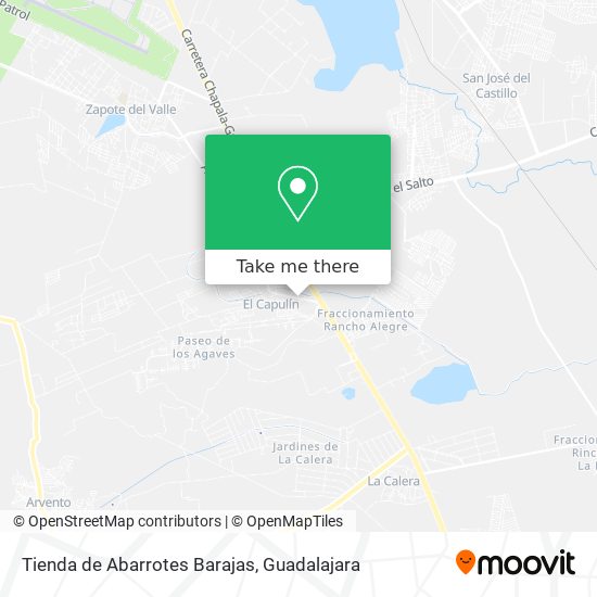 Mapa de Tienda de Abarrotes Barajas