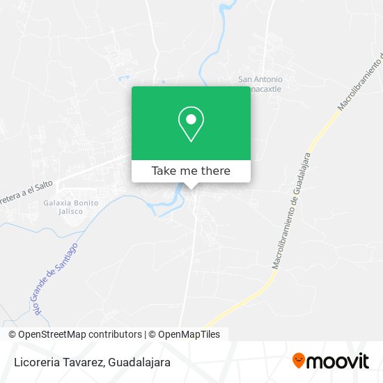 Mapa de Licoreria Tavarez