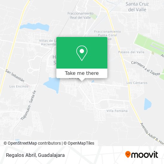Mapa de Regalos Abril