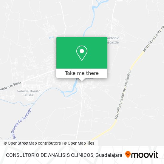 CONSULTORIO DE ANALISIS CLINICOS map