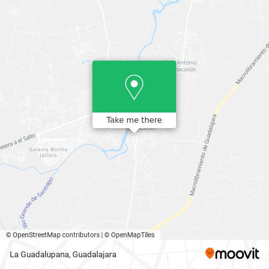 Mapa de La Guadalupana