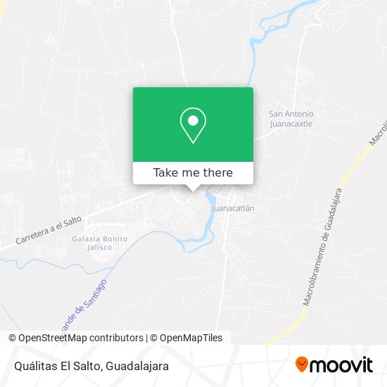 Quálitas El Salto map