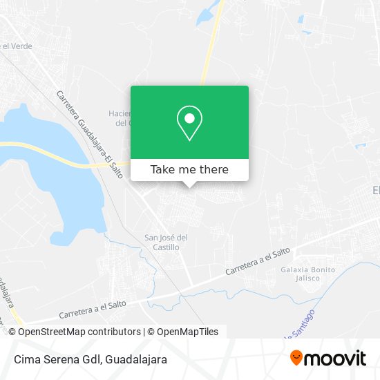 Mapa de Cima Serena Gdl
