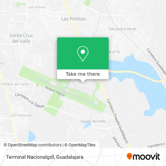Mapa de Terminal Nacionalgdl