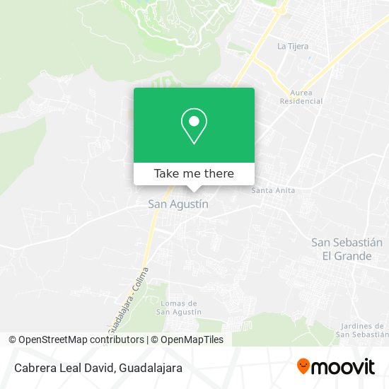 Mapa de Cabrera Leal David