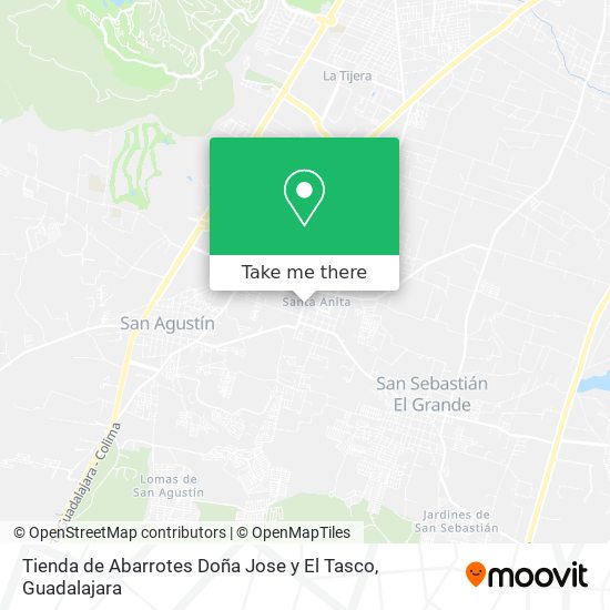 Tienda de Abarrotes Doña Jose y El Tasco map