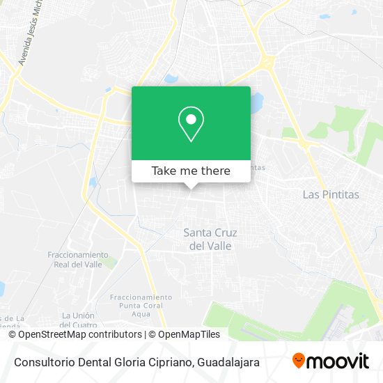 Mapa de Consultorio Dental Gloria Cipriano
