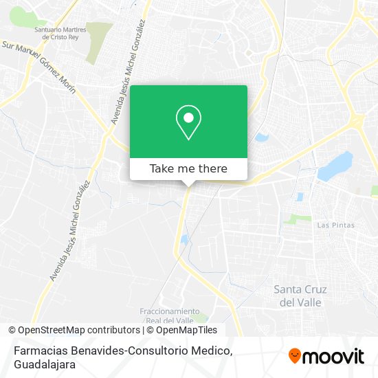 Mapa de Farmacias Benavides-Consultorio Medico